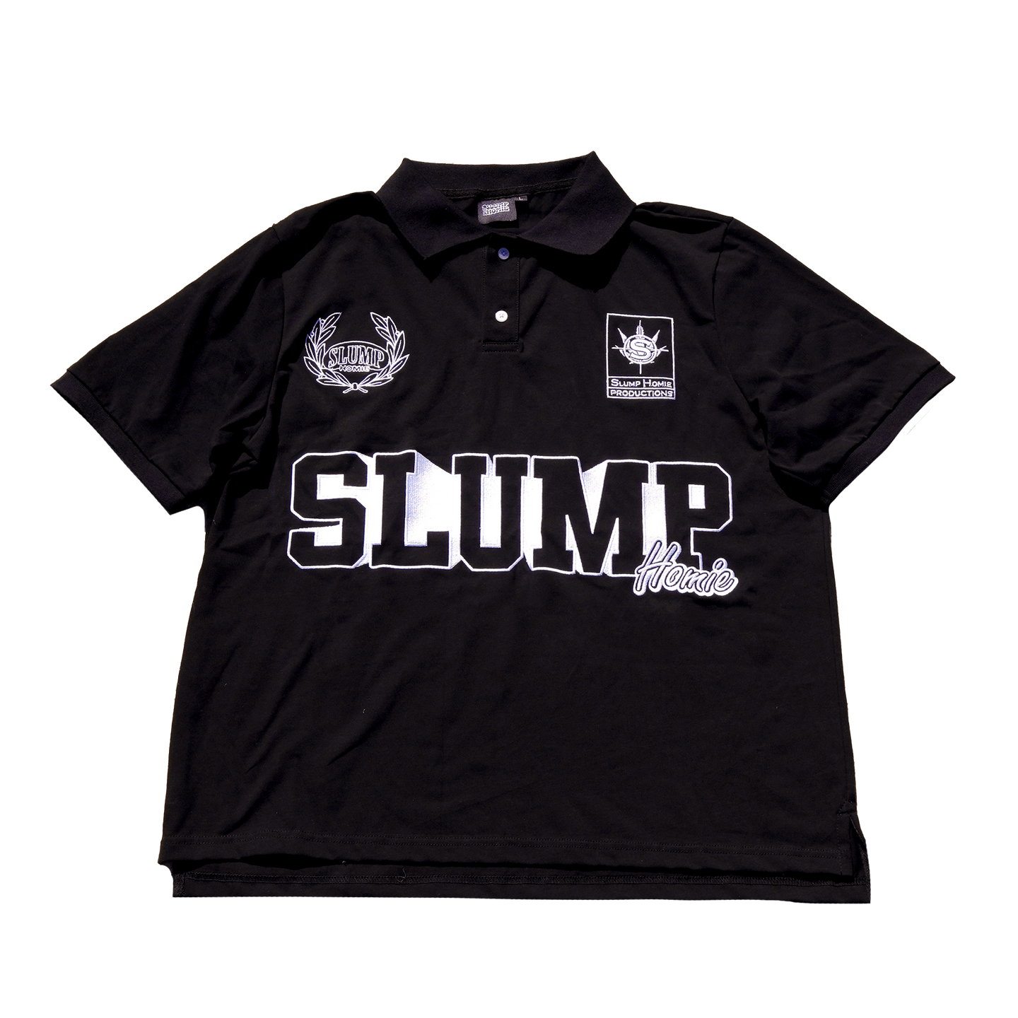 Slump Homie Embroidered Polo Tee - Slump Homie